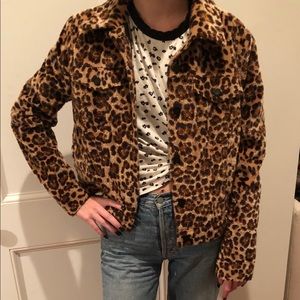 Cheetah print jacket